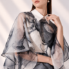 LÉVÉLLE - Fluid Minimalist Kaftan Soft Grey | Signature Collection - Thumbnail Image 2