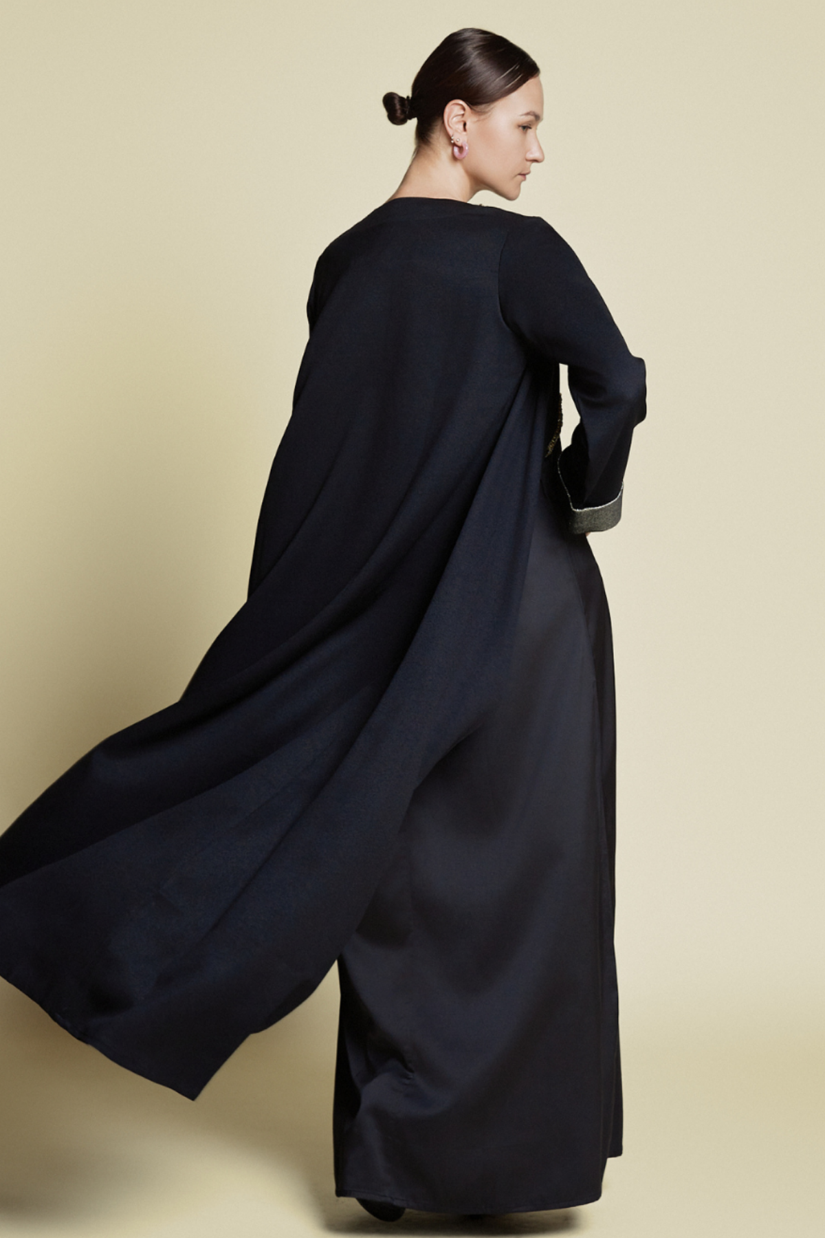 NOIRVÈNE - Sculpted Tailored Coat Dress - Image 2