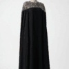 Gardania Tulle Lace Long Sleeve Dress Black | prive - Thumbnail Image 8