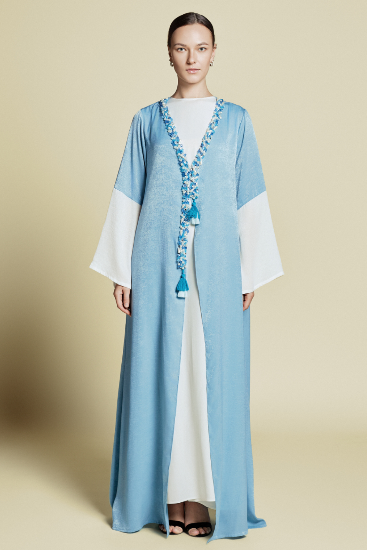 AZURÉNNE - Sculpted Tailored Coat Dress