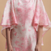 Avelisse Silk Organza Cape-Sleeve Caftan - Thumbnail Image 2