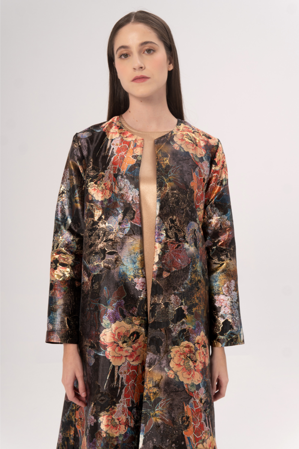 SÉLUNE - Fluid Kaftan Colour: Light Taupe Collection: DEMURE Signature - Image 2