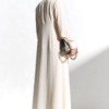 Buttoned Nidha Silk Dress Broken White | prive - Thumbnail Image 4