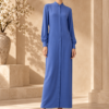 MANDARIN-COLLAR SILK SHIRT DRESS - Thumbnail Image 5