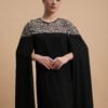 Gardania Tulle Lace Long Sleeve Dress Black | prive - Thumbnail Image 2