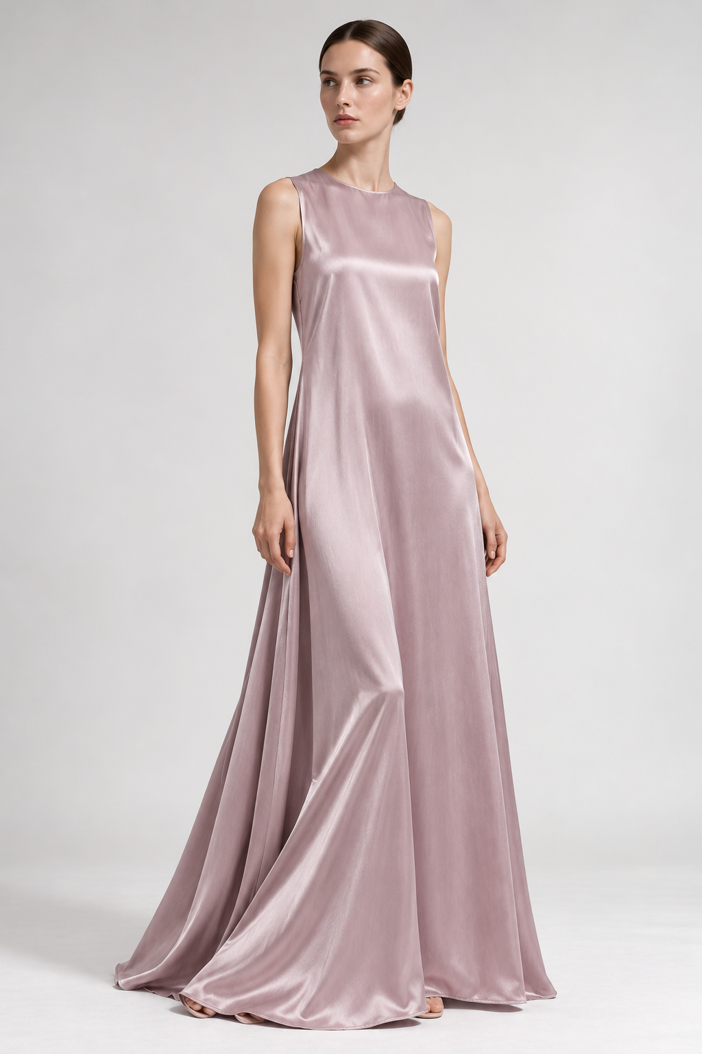 Minimalist Inner Dress - Silver Mauve - Image 3