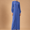 MANDARIN-COLLAR SILK SHIRT DRESS - Thumbnail Image 4