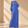 MANDARIN-COLLAR SILK SHIRT DRESS - Thumbnail Image 2