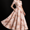 PRIMAVERA MIDI DRESS - Thumbnail Image 4
