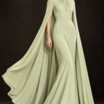 ALLURE CAPE GOWN - Thumbnail Image 4