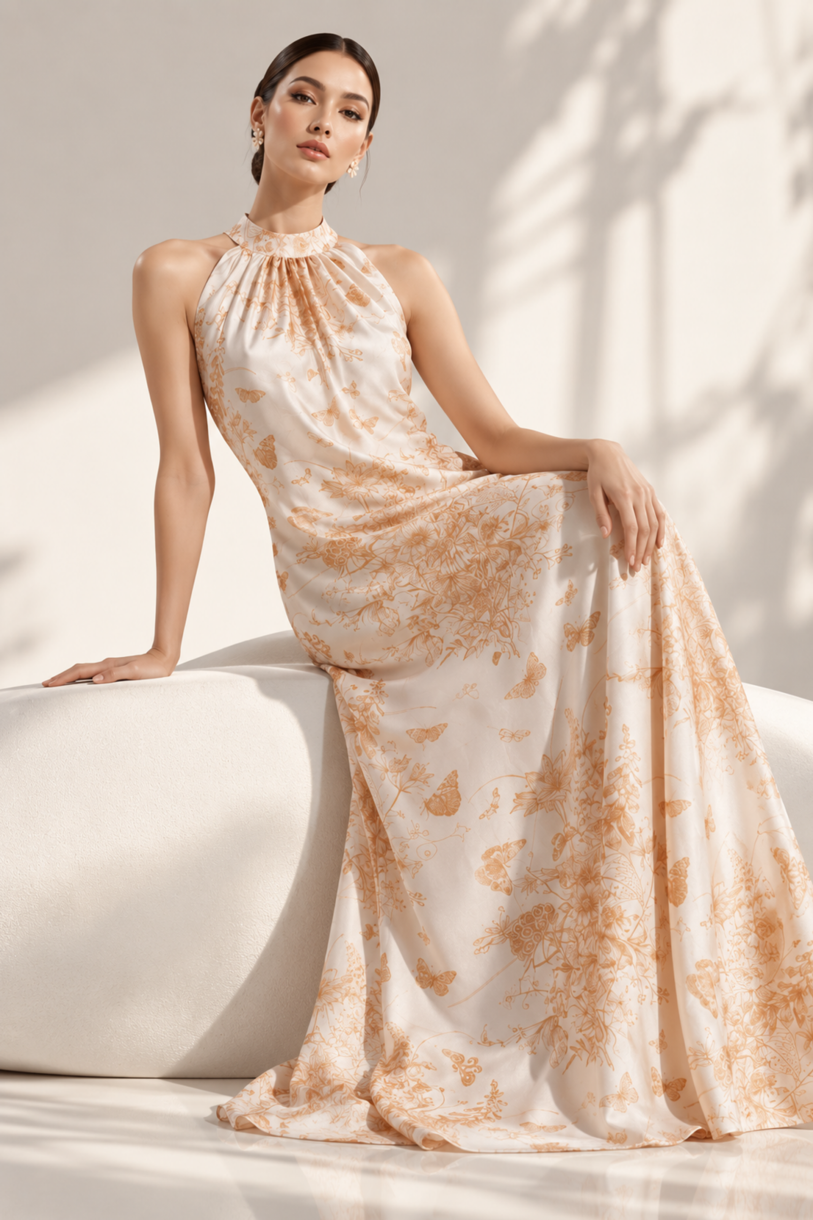 AURELLE ORGANZA SILK DRESS - Image 1
