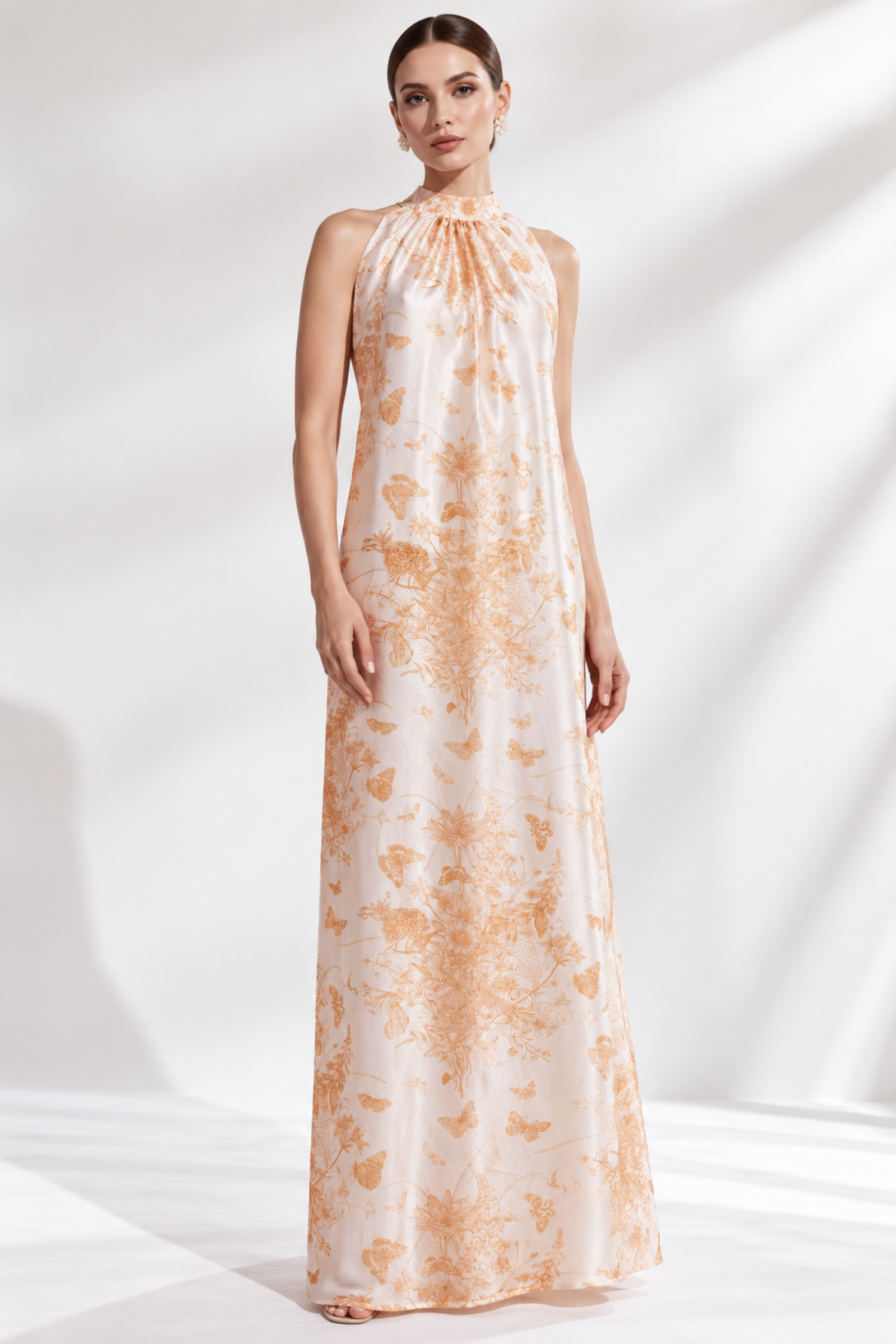 AURELLE ORGANZA SILK DRESS - Image 3
