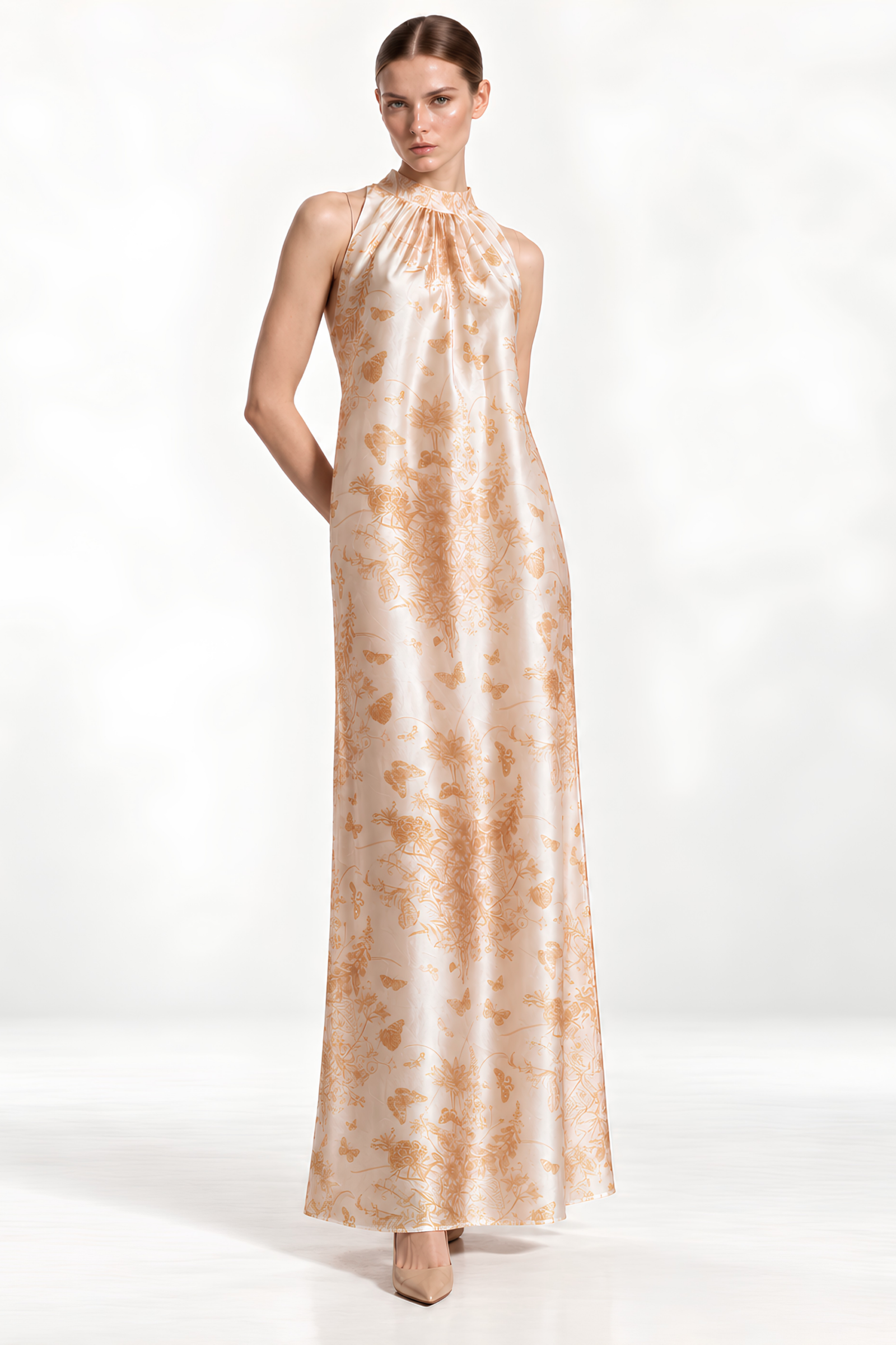 AURELLE ORGANZA SILK DRESS - Image 4