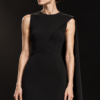 ÉPURE - Sculpted Asymmetric Cape Gown - Thumbnail Image 2
